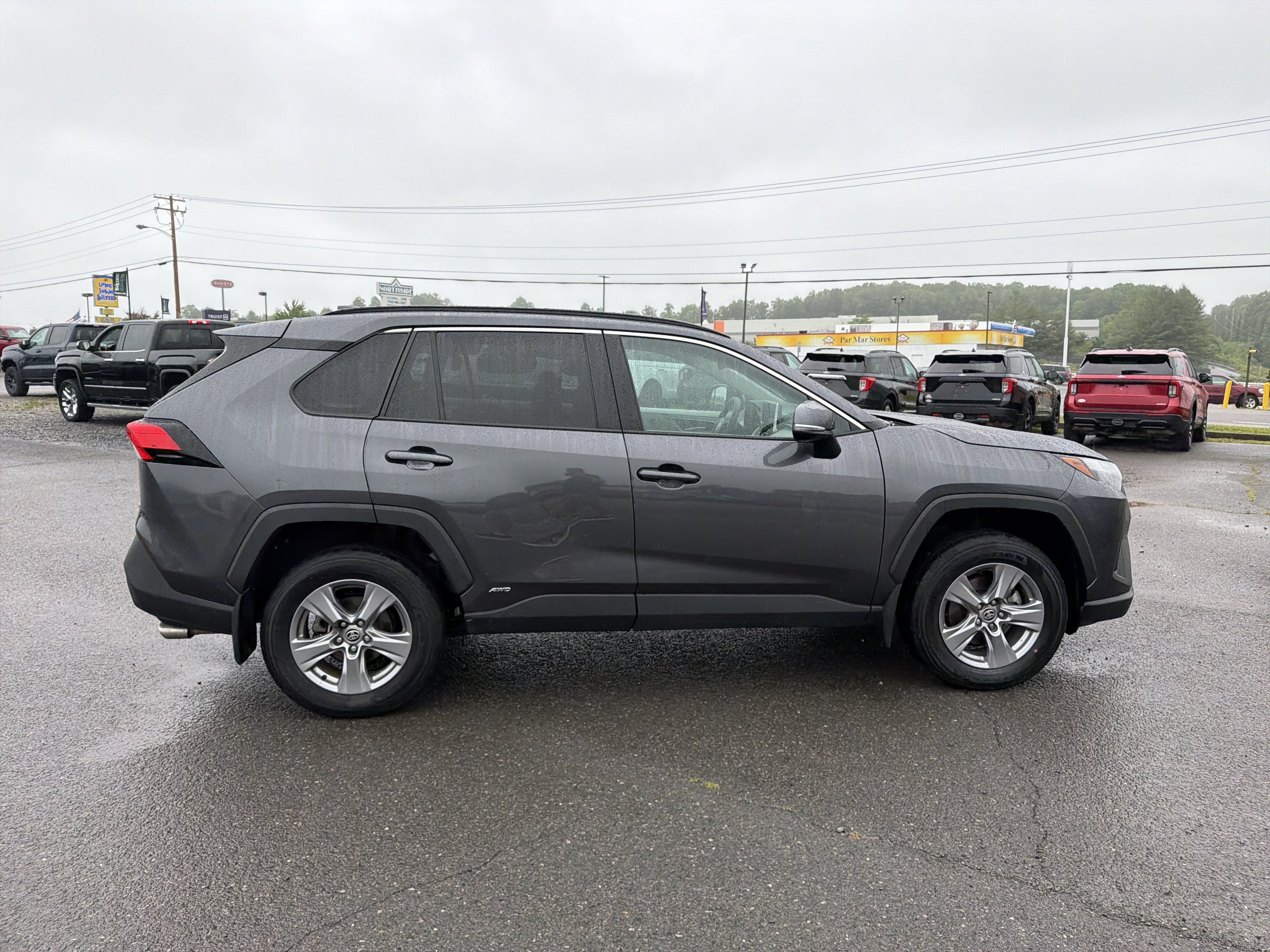 2023 Toyota RAV4 — rear three-quarter view